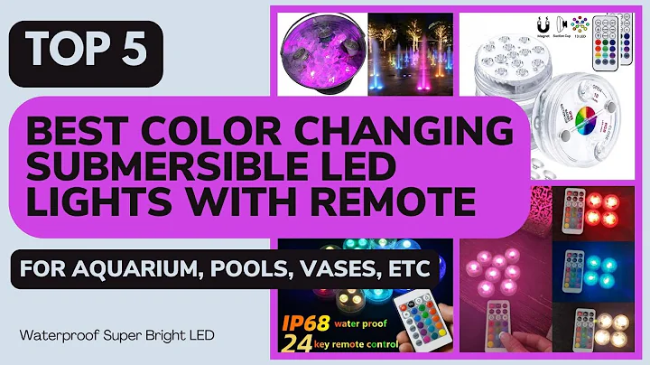 TOP 5 Best Color Changing Submersible Led Lights With Remote For Aquarium, Pools, Etc