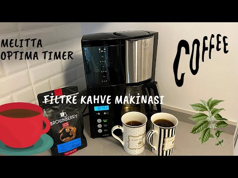 FİLTRE KAHVE MAKİNASI(Melitta Optima Timer)Melitta Optima Timer Coffee Machine Review