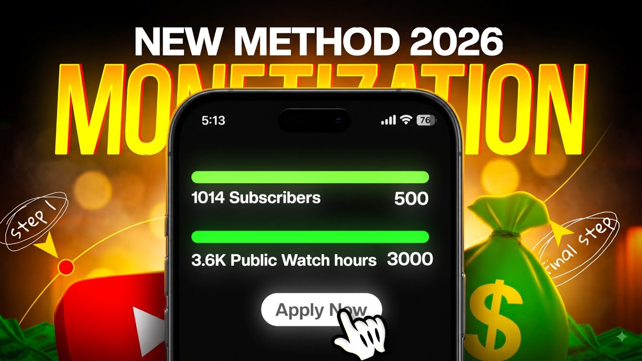 How to MONETIZE YouTube Channel in 2026 ( Full & 100% Right Process ...