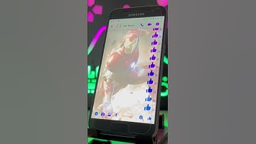 How to set any photo to the background of Facebook messenger #messenger #facebook #howto #tips