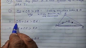 Class 7 - Exercise 6.4 - Q 2 | Take any point o in the