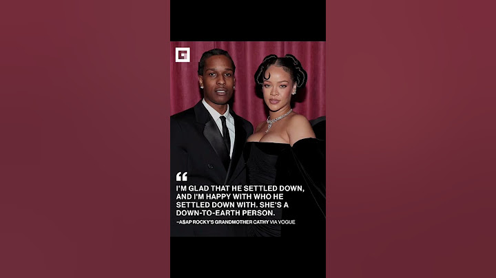 ASAP Rocky’s grandma shows love to Rihanna: 'She’s down-to-earth… I’m glad he chose her!' #Rihanna
