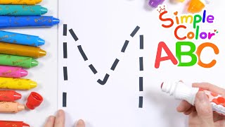 Full Learn alphabet M while listening to nursery rhymes and coloring | Videos for kids - simple color News