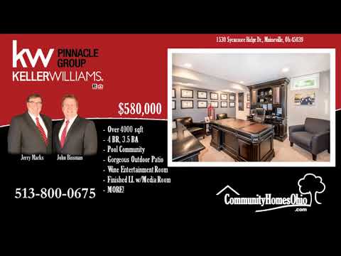 1530 Sycamore Ridge Dr, Maineville, OH home video tour