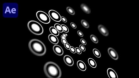 Looping Motion Graphic Animation - After Effects Tutorial - No Plugins.