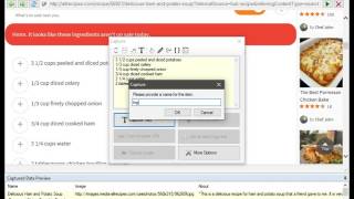 Scraping allrecipes.com using WebHarvy