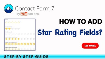How To Add Star Rating Field To Your Contact form 7?