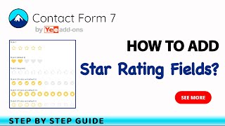 How To Add Star Rating Field To Your Contact form 7? screenshot 5