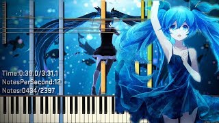 [MIDI] Synthesia - Hatsune Miku - Deep Sea Girl 2K | kakakakakaka1998 (Reupload) screenshot 3