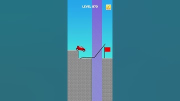 Draw Bridge puzzle level 870 #game #gameplay #games #gaming #trend #draw #drawing #dop#short #shorts