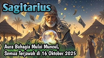 Zodiak Sagitarius Hari Ini ‼️ Aura Bahagia Mulai Muncul, Semua Terjawab di 16 Oktober 2025