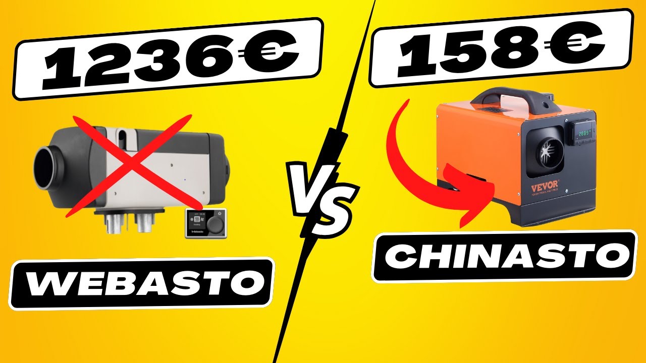 Webasto VS Chinasto ➡️ Le Chauffage Diesel Chinois VEVOR pour Camping-car,  Van et Fourgon 