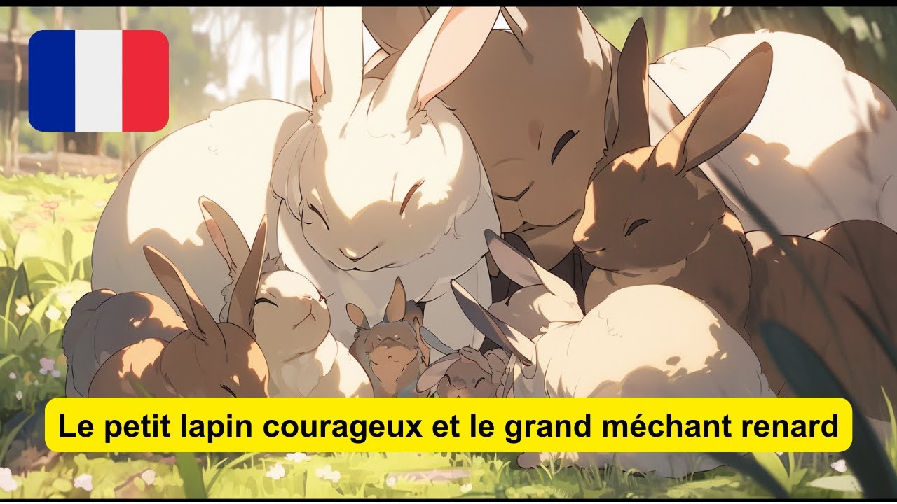 Le petit lapin courageux et le grand méchant renard | Contes de fées