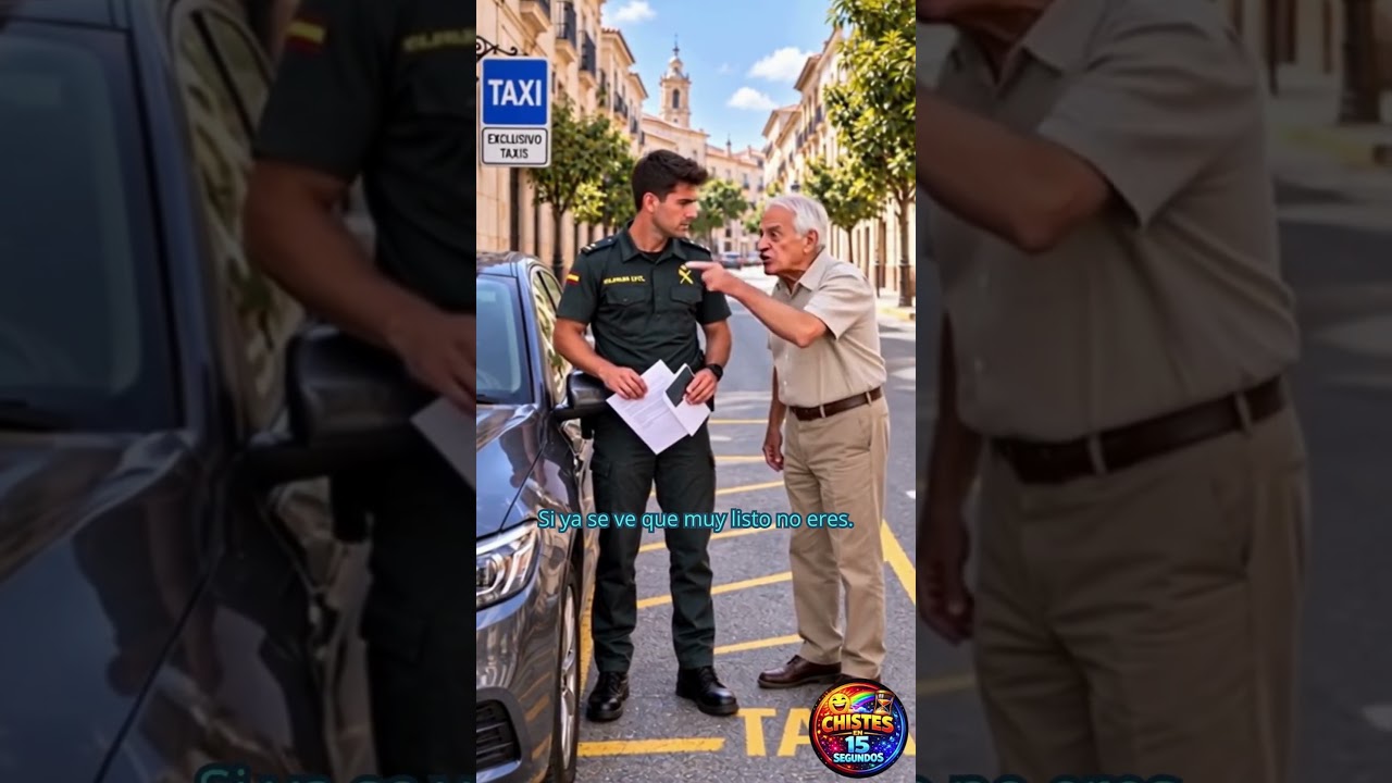 EL ABUELO SIGUE DANDO GUERRA. #humor #chistes #comedia #meme #shortsviral #guardiacivil #shorts