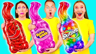 Frozen Honey Jelly Challenge | Funny Food Situations by BaRaFun Challenge