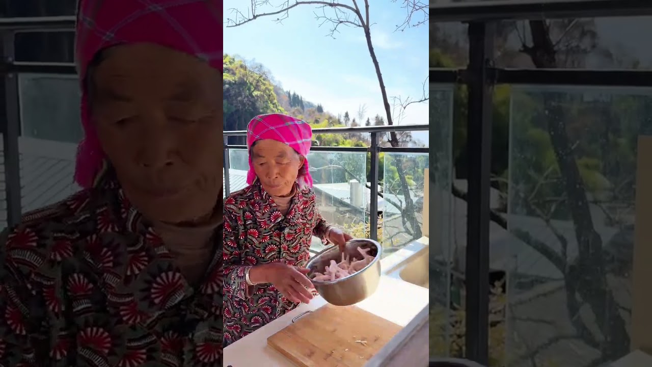 70-Year-Old Grandma's Chicken Foot Challenge: Real-Life Rural Magic