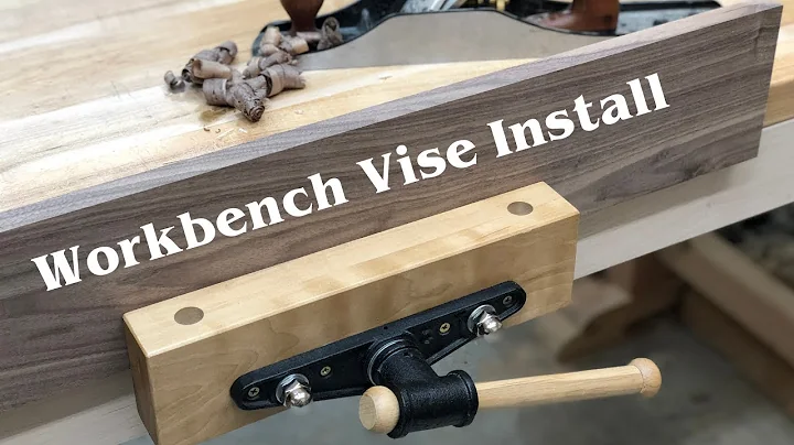 Installing a WorkBench Vise // How To - Woodworking
