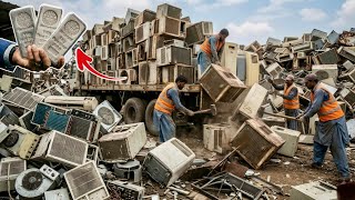 This Scrap AC Secret Will Shock You 😳 99.9% Pure Silver Inside! Full Recycling Process 