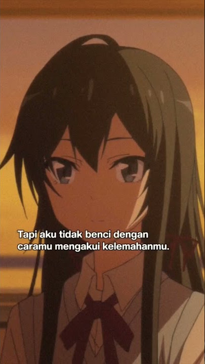 Hachiman - aku menyukai diri ku sendiri | Oregairu | Anime quote |
