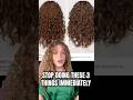Stop Doing these 3 Things to Your Hair IMMEDIATELY 🥲 #curlyhair