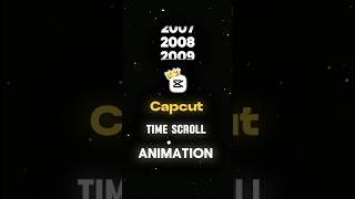 capcut | Time scroll effect 🗿💥|#capcuttutorial #capcut