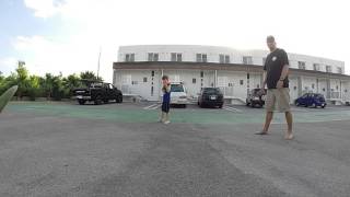 Nerf MEGA Magnus in slow motion! GoPro Hero3+ 240fps! Crazy Kid!!!!!! Second Try!