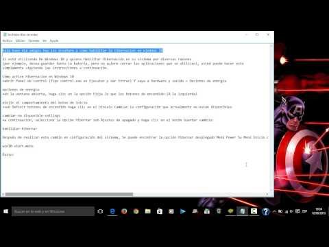 HIBERNACION EN WINDOWS