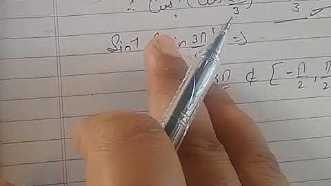 Inverse trigonometric functions class 12