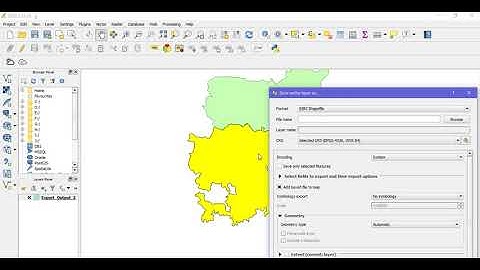 Export Selected Layer of Shapefile from QGIS