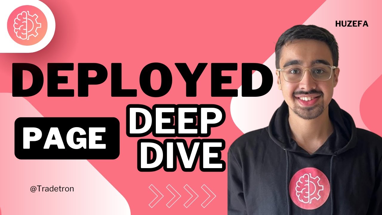 Deployed Page Deep Dive | Tradetron Plaform Demo | Algo Trading in India