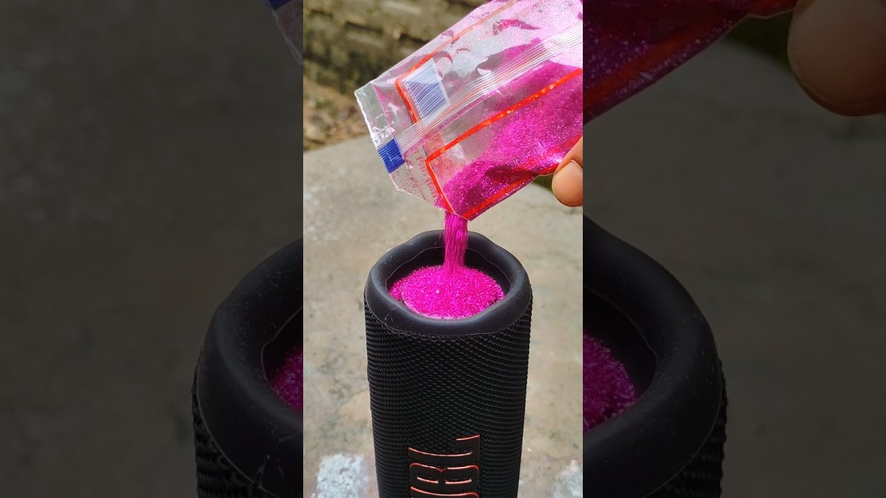 JBL glitter powder colour 🩷 basstest