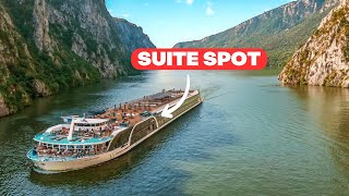 On board the Largest River Ship in Europe! Our SUITE is a must see!