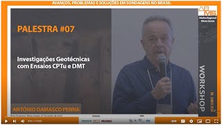 Palestra Prof. Antônio Damasco Penna - Investigações geotécnicas com ensaios CPTu e DMT