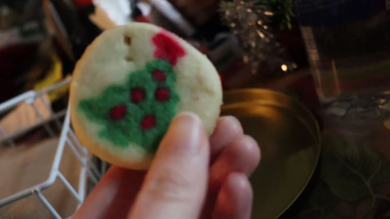 Christmas cookie food vlog