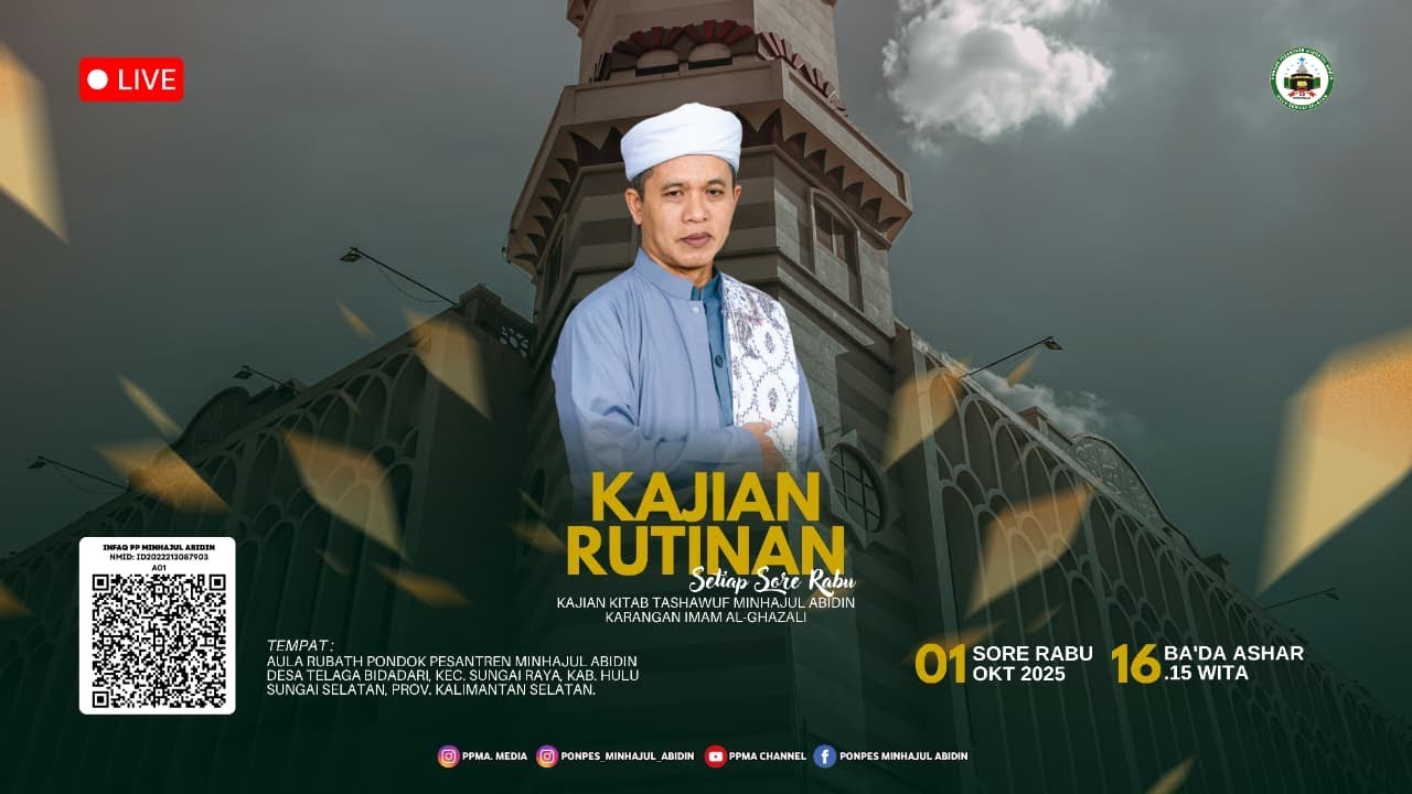 🔴LIVE | Pengajian Kitab Minhajul Abidin | Bersama TG. M. YUSERAN (Pimpinan Ponpes Minhajul Abidin) .