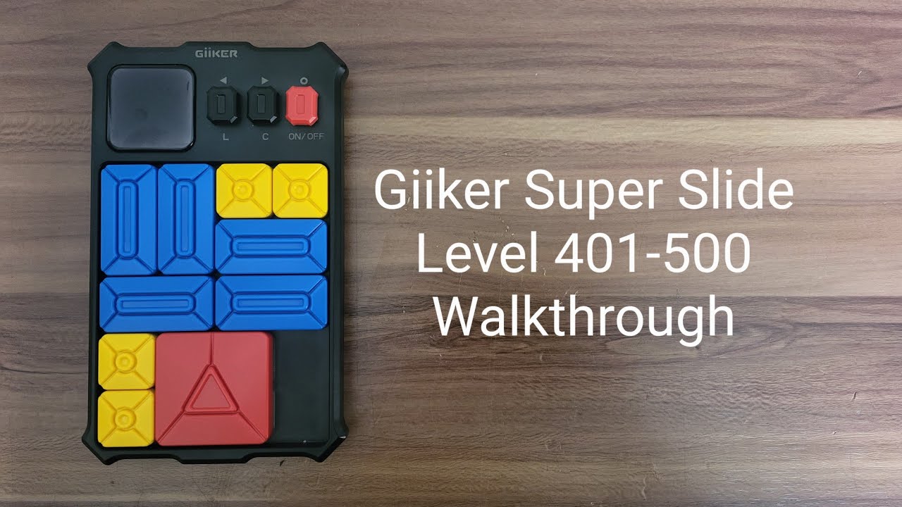 Giiker Super Slide - Level 401-500 Walkthrough!