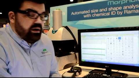 Particle shape analysis & chemical identity with Morphologi G3-ID at Pittcon 2011