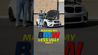 BMW MODS & UPGRADES part 3 - custom paint matched vinyl wrapping kidney grill bars 🏎️💨