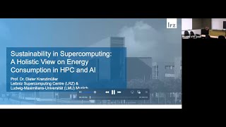 Dieter Kranzlmüller: Sustainability in Supercomputing: A Holistic View on Energy Consumption in HPC