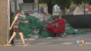Cleanup Continues On Parkway After Made In America Festival On The Parkway