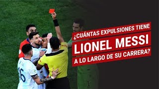 Cuántas veces fue expulsado Lionel Messi a lo largo de su carrera? | Fútbol  Social - YouTube