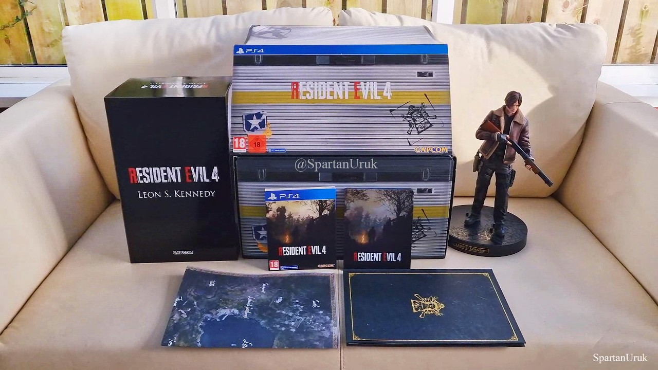 トニーレオン　コレクターズアイテム Resident Evil 4 Remake Collector's Edition Unboxing Review (2023