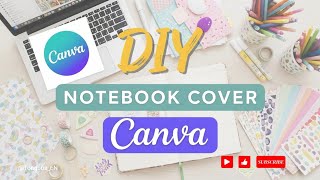 🔥❤️ How to Make a Custom Composition Notebook Cover in Canva | Back-to-School DIY! | FIX Problem