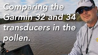 Comparing Garmin Livescope Transducers 32 vs 34 in the Pollen