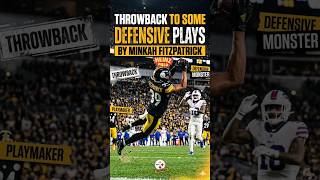 Throwback to some defensive plays by Minkah Fitzpatrick #nfl #nflfootball #footballtiktok #steelers