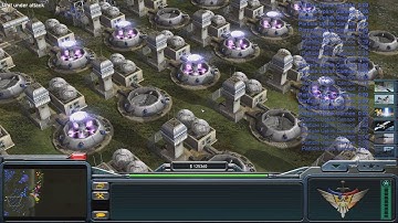 USA SUPER WEAPON - Command & Conquer Generals Zero Hour - 1 vs 7 HARD Gameplay - Last Stand