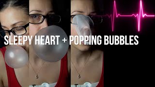 Bubble Gum ASMR Big Bubbles & Bubble Gum Popping With Irregular Female Heartbeat screenshot 5
