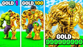GTA 5: Upgrading Hulk To GOLD HULK In GTA V ! ( GTA 5 mods )
