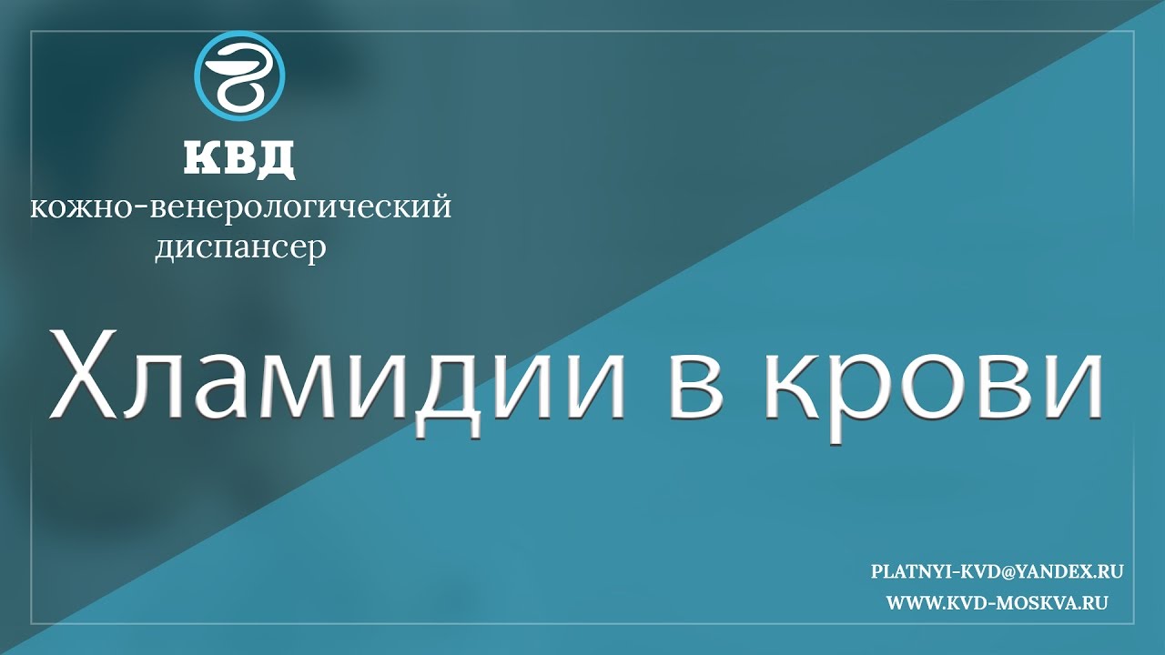 56 Хламидии в крови - YouTube