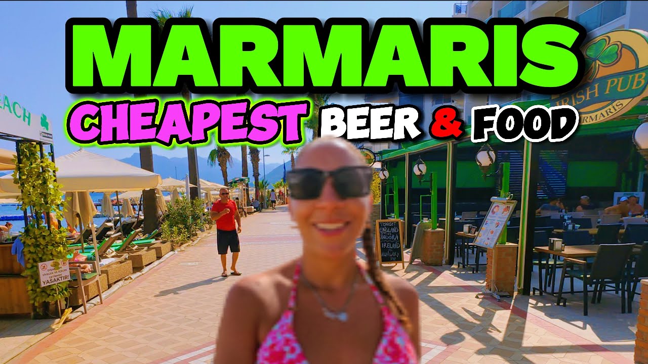 Возмутительные цены или вполне доступные? На набережной Мармариса 🍺🌯 | Пешеходная экскурсия по Ту...
